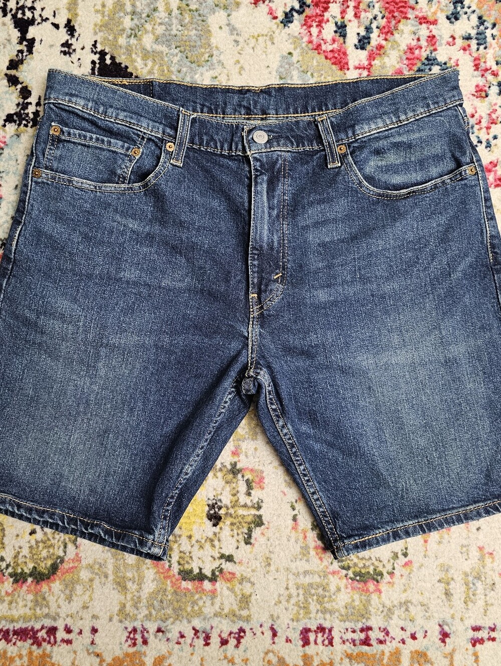 Levis 412 Slim Denim Shorts Mens Size 36 / 9” Inseam Blue Levi’s Jorts